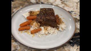 WHAT'S FOR DINNER?  THE BEST SHORT RIBS, RICE, AND CARROTS  #quickandeasymeals