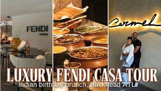 MOM'S BIRTHDAY INDIAN BRUNCH & LUXURY HOME DECOR AT FENDI CASA | BUCKHEAD VLOG @tiahnamrose