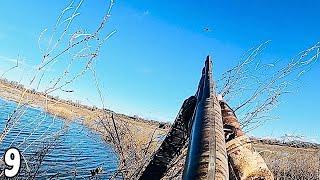 Hunting MALLARDS Out of a Brush Blind | Duck Hunting 2024