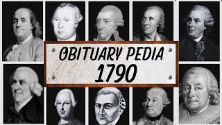 Famous People We've Lost in 1790 - Obituary in 1790