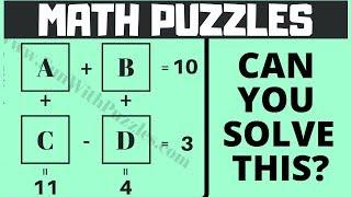 #MATHS #PUZZLE #QUESTIONS WITH ANSWERS