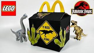 UNBOXING MYSTERY LEGO JURASSIC PARK Happy Meal Box | Dilophosaurus,Tyrannosaurus,Brachiosaurus