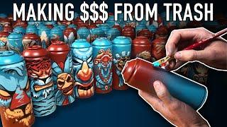 Customizing 60 Empty Spray Cans into Collectible Art!