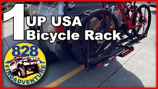 1UP hitch Bicycle rack first time install and bicycle mount.