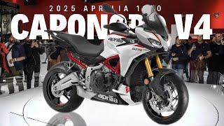 2025 APRILIA 1100 V4 CAPONORD: MOST STYLISH TOURING BIKE OF THE YEAR!