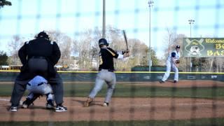 Will Chaney striking out Ursinus batter