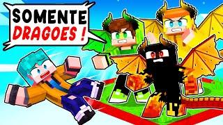 PRESOS em UMA CHUNK como DRAGÕES no Minecraft!