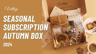 Vettsy Seasonal Subscription Box-Autumn Unboxing & Tutorial