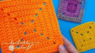 How to Crochet a SEAMLESS Solid Square WITHOUT Turning! 