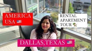 American homes apartment / USA rental house tour / 1 bedroom rent USA Dallas / house rent in Texas