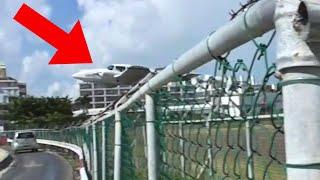 Plane Nearly HITS Fence - Daily dose of aviation