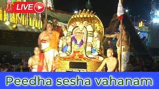 Peedha sesha vahanam in Tirumala Bramostavam 2023