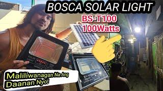 BOSCA BS-T100 100watts Solar Lights Review