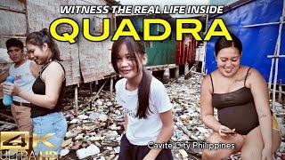 Unbelievable Life Inside QUADRA Cavite City Philippines [4K] 