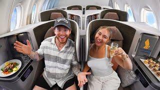 Flying In The Worlds BEST Business Class (Singapore Airlines)