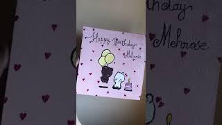 Birthday Canvas painting #shorts #art #painting #foryou #viral #happybirthday #birthdaygift…….