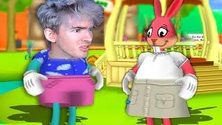 Albert plays TOONTOWN