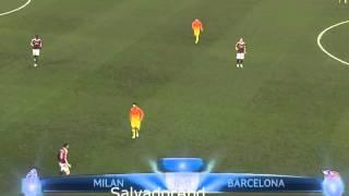 Riccardo Montolivo Vs Barcelona 2013