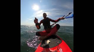 Drinking and smoking while hydrofoiling. How to make a snack while kitesurfing.