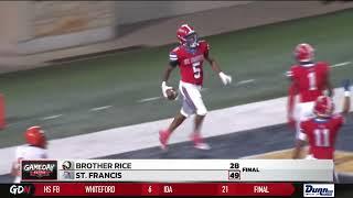 Eli Beal's Four Touchdowns Lift St. Francis to Victory