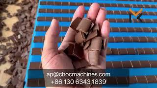 Chocolate chunks extruder and chunks cutter machine completed