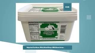 Bulgarian Feta Cheese, White Brined Sheep's Milk Cheese (sirene) 908gr Plastic