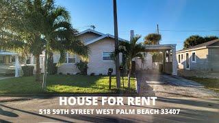 House For Rent in West Palm Beach 33407 2,300