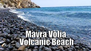 Mavra Volia - Vulcanic Rock Beach, Chios, Greece