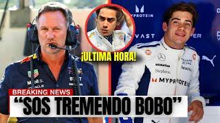 ¡SOS MUY BOBO! ¡BRUTAL DECLARACIÓN DE CHRISTIAN HORNER CONTRA FRANCO COLAPINTO!