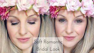 Soft Romantic Bridal Makeup Look Tutorial