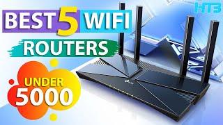 Top 5 Best Wi-Fi 6 Router under 5000 in 2024  Best Gigabit Router under 5000 for Home and Office