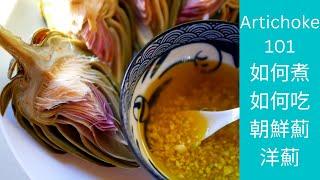 朝鮮薊/洋薊怎麼吃？Artichoke 101!  太好吃的蔬菜，別錯過啊！How to cook & eat artichokes