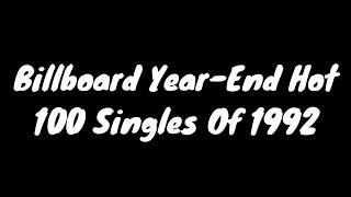 Billboard Year-End Hot 100 Singles Of 1992