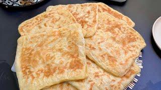 Msemen Easy! Puff Pancakes in the Pan! WITH TIP FOR BEGINNERS!