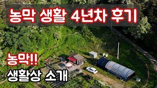 농막여행]  농막생활 4년차 후기 / 농막 만든지 4년차 생활상 소개