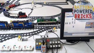 Controlling Lego train switch tracks remotely (part 2)