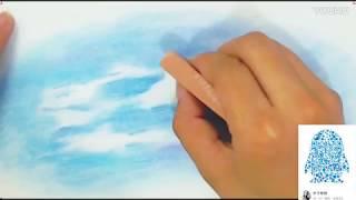 Painting Making Techniques  #  6 彩铅入门教程 天空的绘画【美术烩】