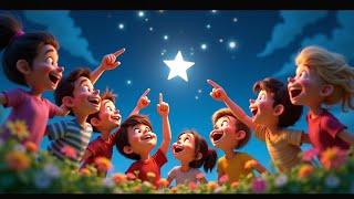  Twinkle Twinkle Little Star | Fun & Catchy Kids Song | Animated Nursery Rhyme  Children#kidssongs