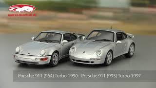 ck-modelcars-video: Porsche 911 (964) 1990 - Porsche 911 (993) 1997 1:43 Minichamps