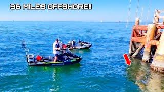 36 MILES Offshore JET SKI Fishing ** The REALITY of OFFSHORE Fishing (CATCH & COOK)