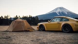 RWB Porsche Winter Camping At Mt Fuji - Japan