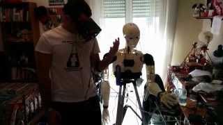 InMoov controlled with accler sensors - MyRobotLab