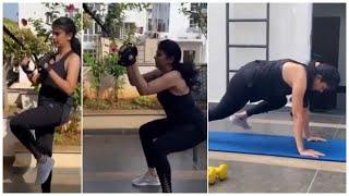 Actress Kamna Jethmalani Workout Video - Telugu Film News | Latest Tollywood News | TFPC