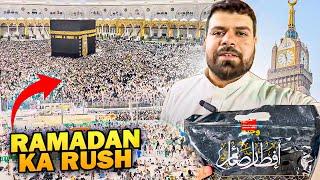 Iftar in Haram & Ramadan Rush in Makkah | Live Scenes Before & After Maghrib Ramadan