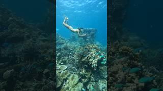 Deep Underwater Swimming A Girl ️ #shorts #viral #trending