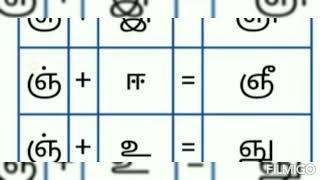 தமிழ் வாய்பாடு ஞ் +அ= ஞ/தமிழ் எழுத்துகள் பிறப்பு/அடிப்படை தமிழ்/ learn basic tamil