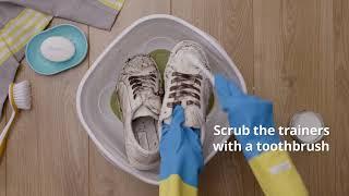 How to wash white sneakers | Cleanipedia