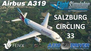 Airbus A319 - Circling into Salzburg | Real Airbus Pilot