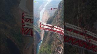 HIGHEST BRIDGE UNDER CONSTRUCTION 2025 GUIZHOU CHINA | Wumengshan Grand Bridge #bridge #construction