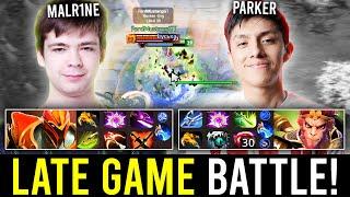 MALR1NE vs PARKER - CRAZY LATE GAME BATTLE! - DK vs MK!